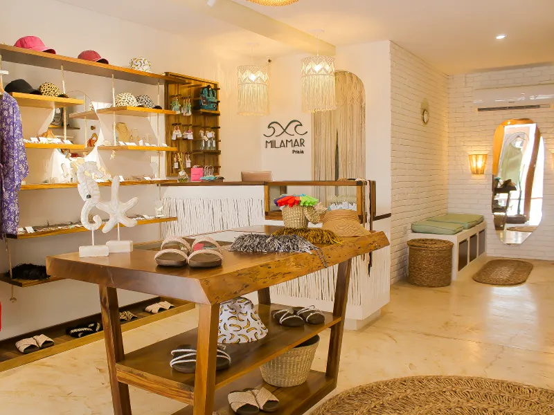 Loja Milamar Praia na Galeria Beco de Pedra